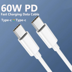 PD60W USB C to USB C Cable for Macbook iPad iPhone 