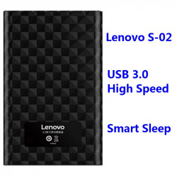 Lenovo S-02 2.5 inch Portable Mobile External HDD Enclosure Box