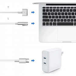 USB C to Magsafe 1 2 L/T Cable Cord Adapter
