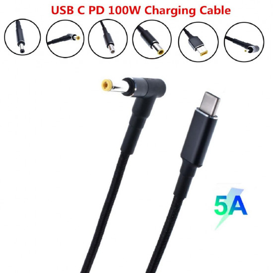 PD USB C to DC Cable