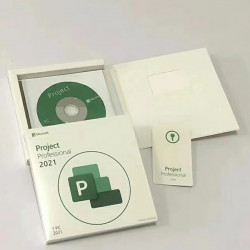 Microsoft Project Professional 2021 2019 DVD and No Disc