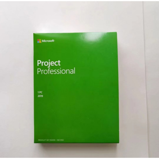 Microsoft Project Professional 2021 2019 DVD and No Disc